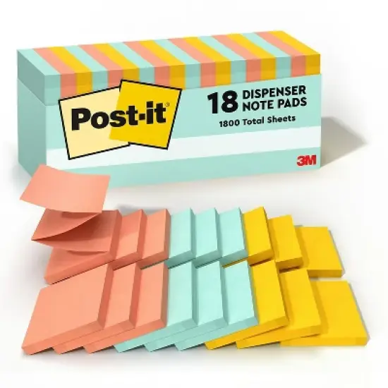 Post-it Original Pop-up Refill 3 x 3 Marseille Collection 18/Pack R33018APCP image {9}