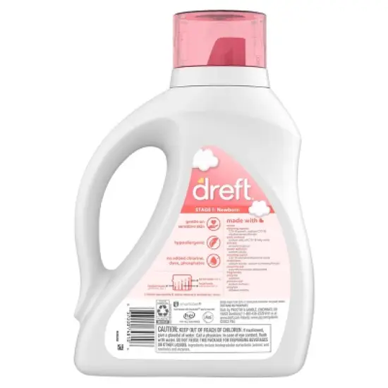 Dreft Newborn Liquid Laundry Detergent - 65 fl oz image {2}