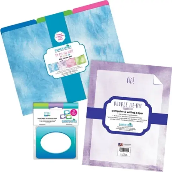 Barker Creek Purple Ombre Get Organized File Folders Set Multi-Design 107 per Set: Stationery, Top Tab, 50 Sheet Capacity image {4}