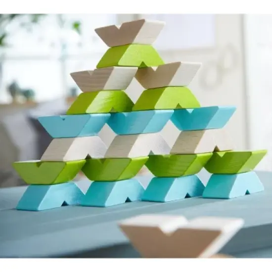 HABA Varius Building Blocks with Pattern Cards (Made in Germany) image {7}