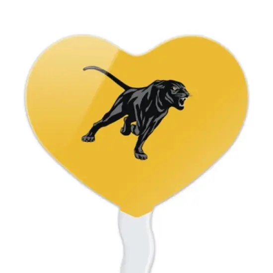 Prairie View A&M Secondary Logo Heart Love Cupcake Picks Toppers Decoration Set of 6 image {1}