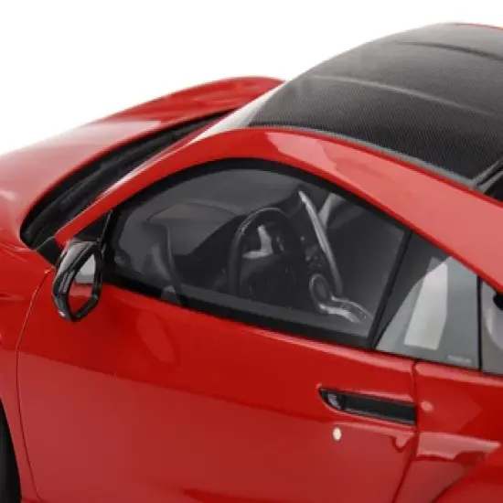 2022 Acura NSX Type S Curva Red with Carbon Top 1/18 Model Car by Top Speed image {1}