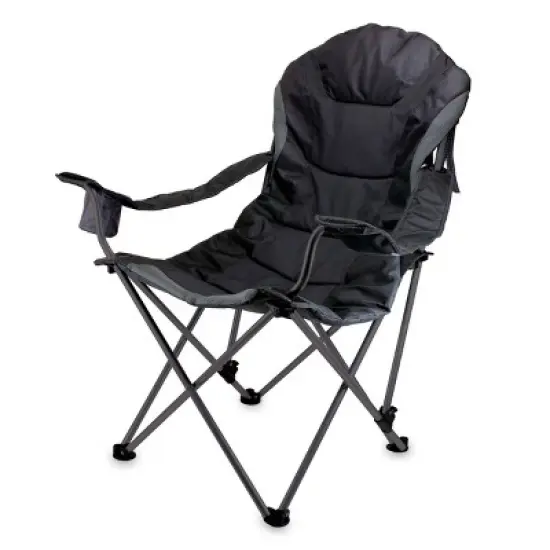 Oniva Outdoor Portable Reclining Camp Chair - Black image {5}