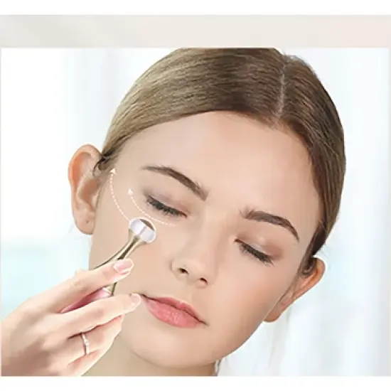 Prospera ML007 Gold Magnetic Facial Massager- Orange Color image {2}