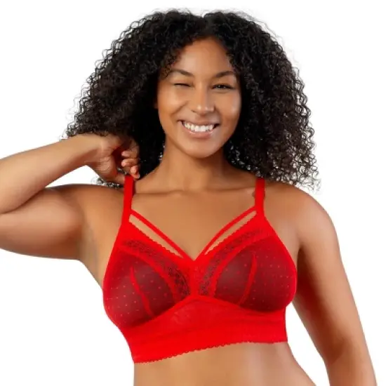 PARFAIT Women's Mia Dot Wire-Free Bralette image {5}