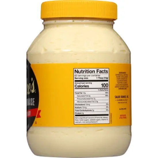 Duke's Real Smooth & Creamy Mayonnaise 30 fl oz image {1}