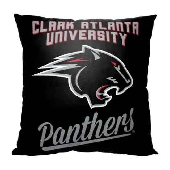 18" x 18" NCAA Clark Atlanta Panthers Alumni Pillow image {1}
