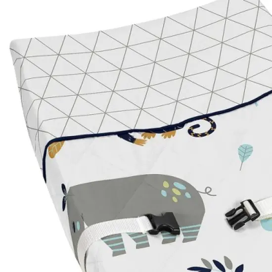 Sweet Jojo Designs Changing Pad Cover - Mod Jungle image {3}