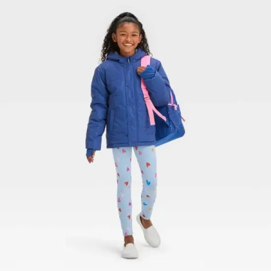 Girls' Solid Puffer Jacket - Cat & Jack&trade; image {2}