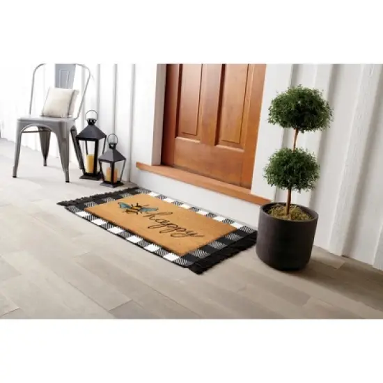 Nourison Casa Bella NC461 Bee Happy Door Mat - Multicolor 1'6"X2'6" image {1}