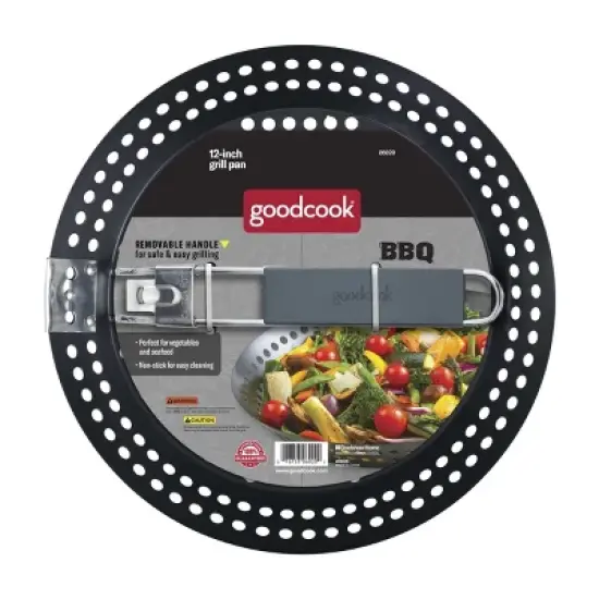 GoodCook Nonstick Carbon SteelPan with Detachable Wood and Metal Handle image {5}