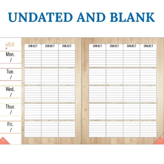 Schoolgirl Style Simply Safari Teacher Planner image {3}