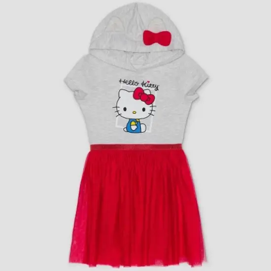 Girls' Hello Kitty Dress - Oatmeal Beige image {3}