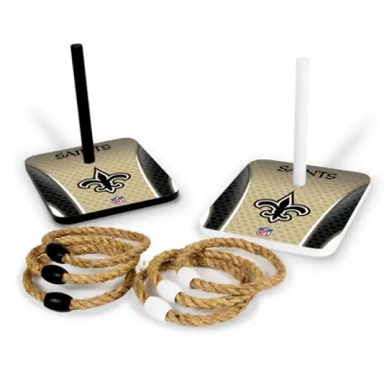 NFL New Orleans Saints Solid Wood Quoits Toss Game image {9}