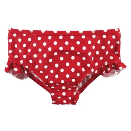 Hudson Baby Infant and Toddler Girl Swim Rashguard Set, Cherries image {3}