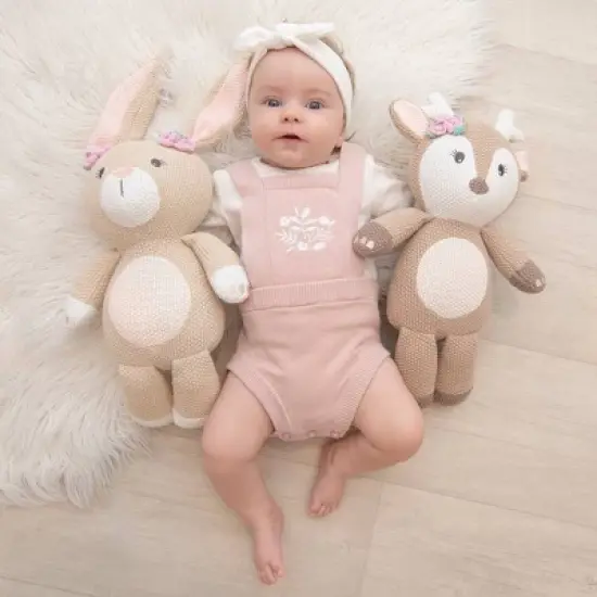 Living Textiles Baby Stuffed Animal - Belle Bunny image {2}