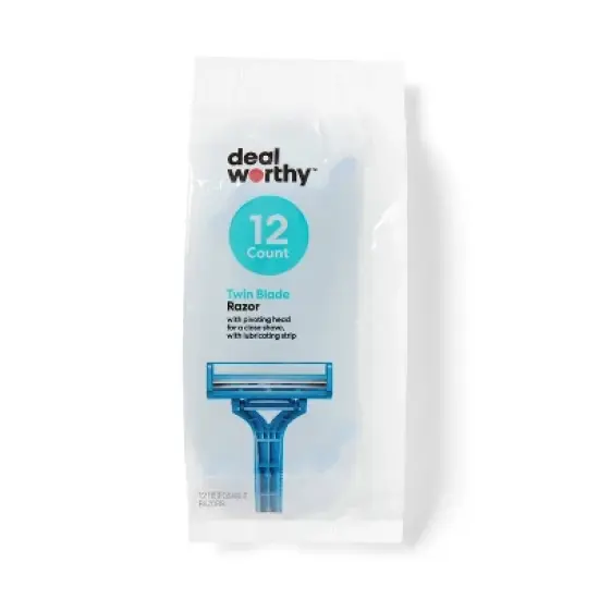 Men's Twin Blade Disposable Razors - 12ct - dealworthy&trade; image {3}