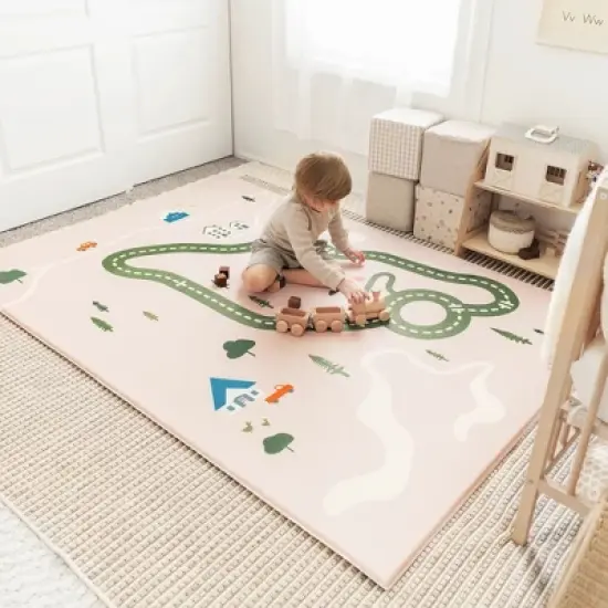 Tiny Land&reg; Double-Sided Baby Playmat Forest Track Wonder image {9}