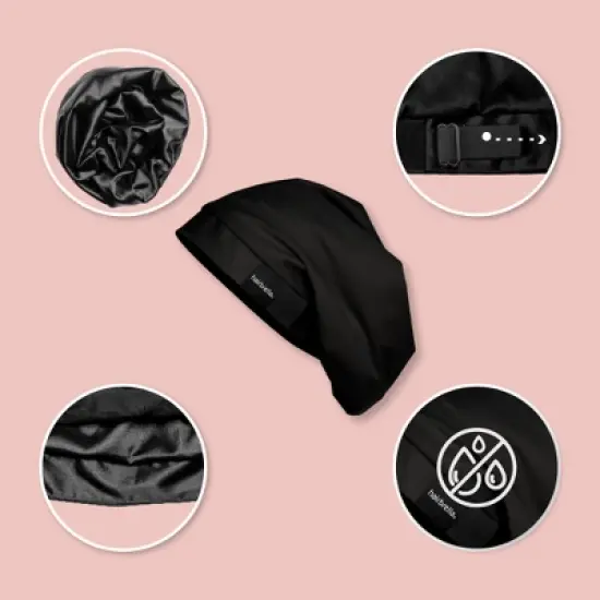 Classic Satin-Lined Sleep Cap image {3}