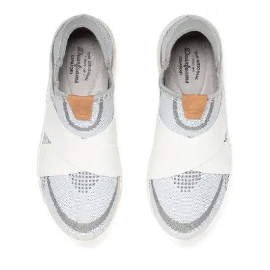 Dearfoams Women's Darby X Strap Knit Trainer Sneaker image {3}