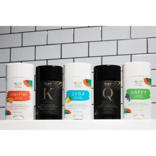 Play Pits King Natural Solid Deodorant - 2.65oz image {7}