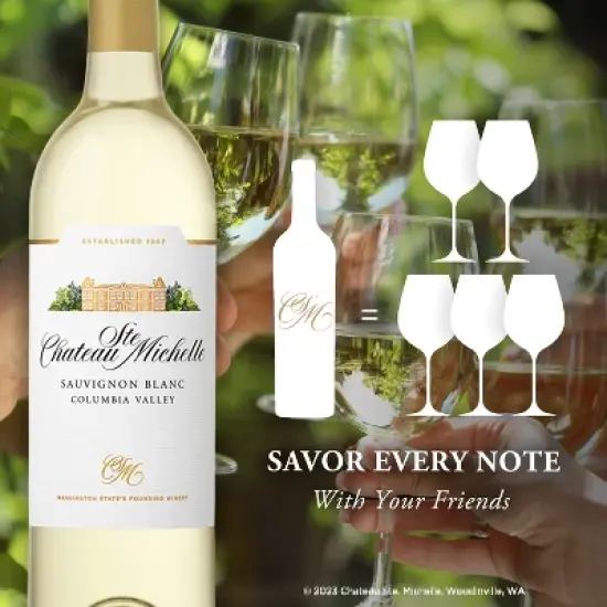 Chateau Ste. Michelle Sauvignon Blanc White Wine - 750ml Bottle image {3}