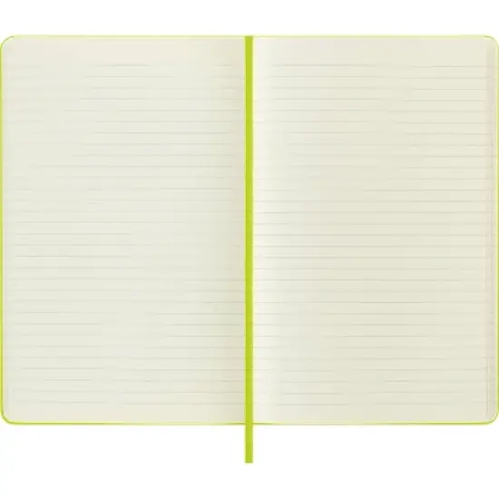 Moleskine Notebook Long Ruled Hard Cover Lemon Green image {3}