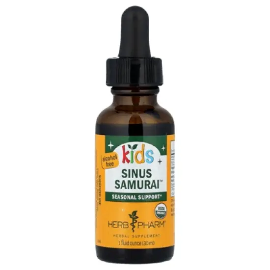 Herb Pharm Kid's Sinus Samurai, Alcohol Free, 1 fl oz (30 ml) image {4}