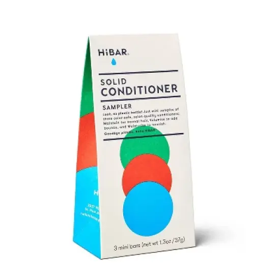 HiBAR Sampler Conditioner 3 Mini Bars - 1.3oz image {2}