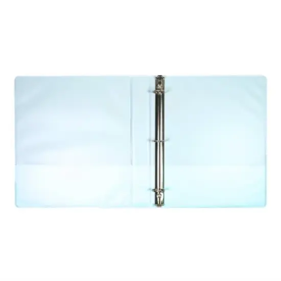 Yoobi Evolve 1" D-Ring Binder 220 Sheet Capacity Powder Blue Ombre image {3}