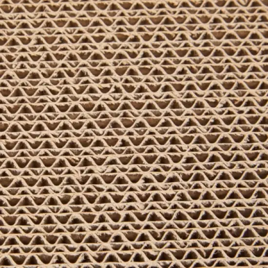 Zodaca 3-Pack Cat Scratcher Bed, Reversible Corrugated Cardboard Modern Sofa Scratching Pad with 3 Catnip (16x8x2.5 inch) image {7}