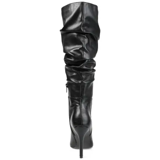 Journee Collection Womens Sarie Tru Comfort Foam Stiletto Knee High Boots image {2}