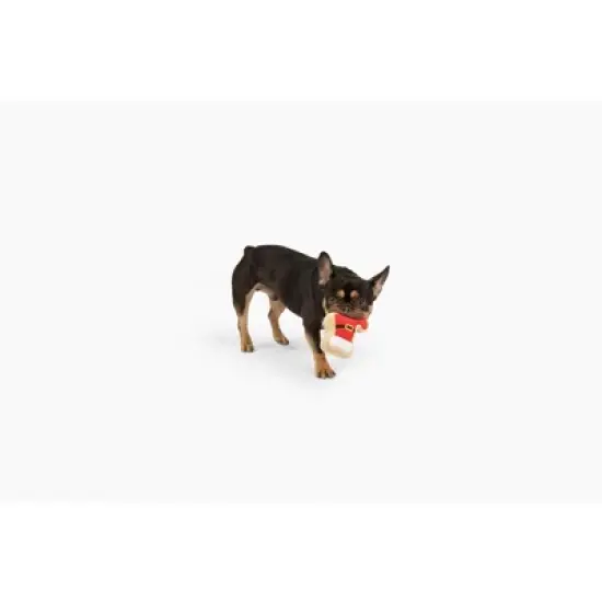 Midlee Santa Boot Sugar Cookie Dog Toy image {3}