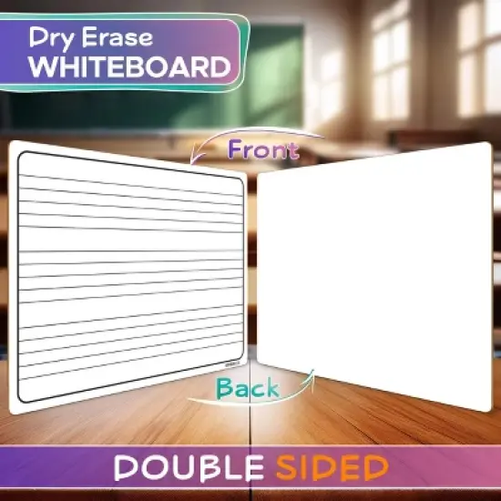 SCRIBBLEDO Music Staff Dry Erase 9"X12" Board 2-Pack image {1}