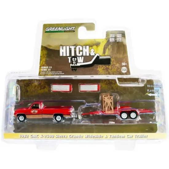 "Hitch & Tow" Set of 4 pieces Series 25 1/64 Diecast Model Cars by Greenlight image {3}