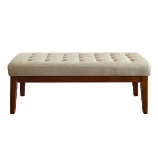 Claire Tufted Upholstered Bench - Adore Decor image {9}