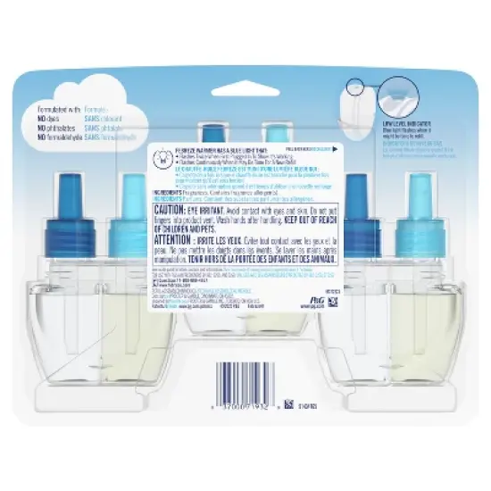 Febreze Origins Fade Defy Plug Air Freshener & Odor Fighter - Ocean - 0.87 fl oz/3pk image {8}