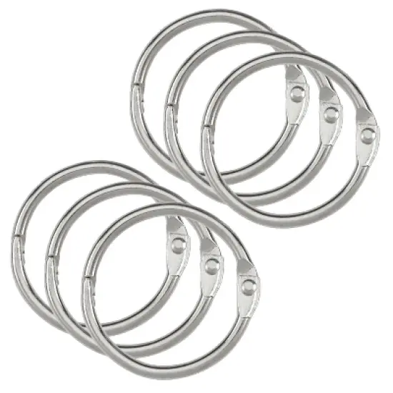 Teacher Created Resources&reg; Binder Rings, 1.5", 6 Per Pack, 6 Packs image {3}