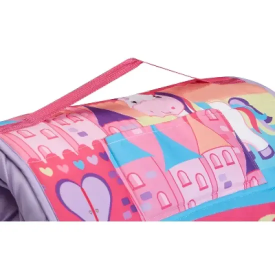 Everyday Kids Unicorn Nap Mat with Removable Pillow &ndash; Soft, Roll-Up Sleeping Bag for Kids Ages 3&ndash;6 &ndash; Great for Preschool, Daycare & Travel image {5}