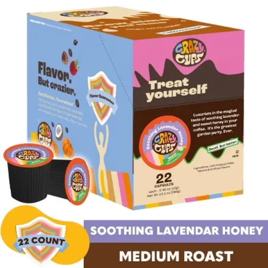 Decaf Soothing Lavender Honey Flavored Coffee Pods image {2}