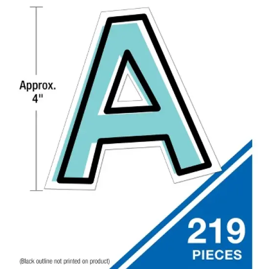 Carson Dellosa Education 4in Kind Vibes Combo Pack Bulletin Board Letters (219 pieces) image {2}