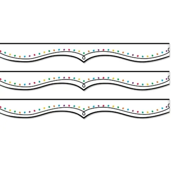 Creative Teaching Press&reg; Color Dotted Swirl EZ Border, Bulletin Board Border, 48 Feet Per Pack, 3 Packs image {3}