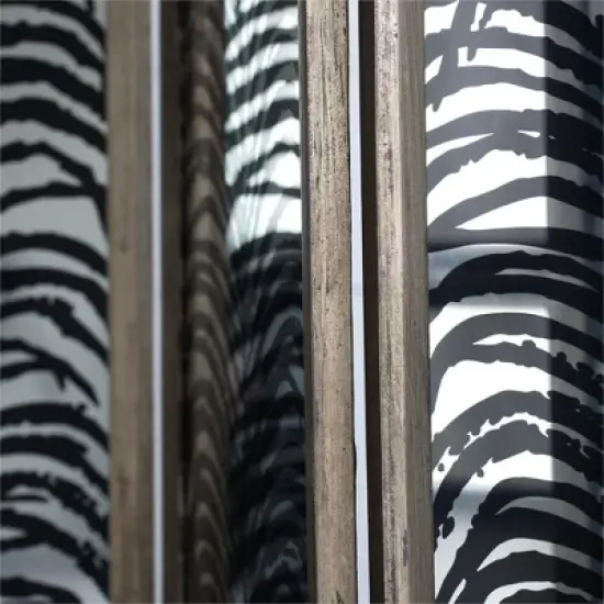 18x73" Room Photo Frames Screen Divider Screens,4 Panel Decorative Screen,Durable Metal Frame Foldable Decorative Screen-The Pop Home image {5}