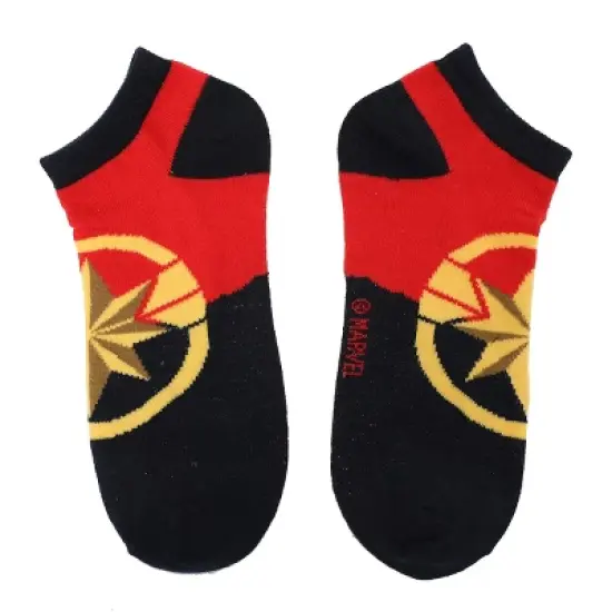 Adult The Marvels Movie Ankle Socks 5-Pack - Superhero Style for Your Feet image {3}