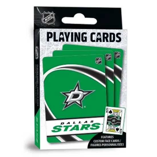 MasterPieces Officially Licensed NHL Dallas Stars Playing Cards - 54 Card Deck for Adults image {1}