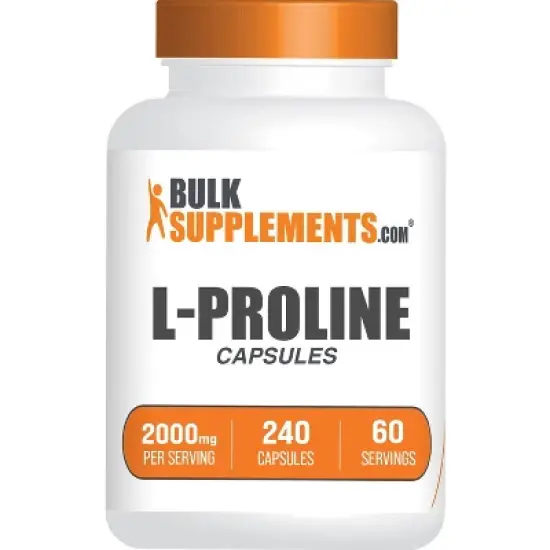 BulkSupplements L-Proline Capsules image {6}