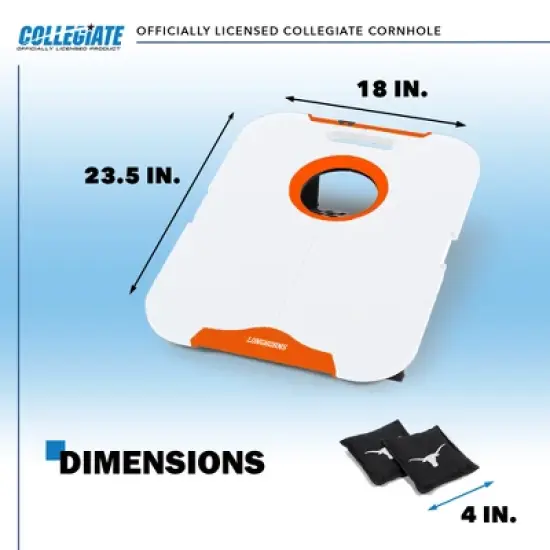 NCAA Texas Longhorns All-Weather Travel Cornhole Set image {4}