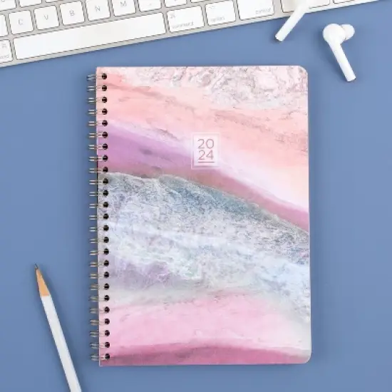 Cambridge 2024 Planner 8.5"x6.375" Weekly/Monthly Beach image {6}