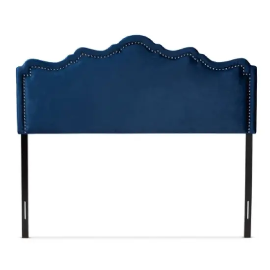 Nadeen Velvet Headboard - Baxton Studio image {5}