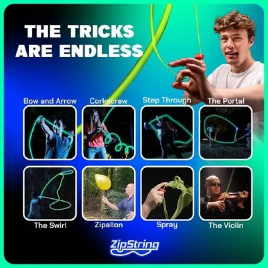 ZipString 2''X6'' Luma Glow in the Dark Catch Games image {6}